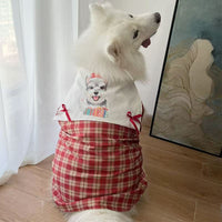 Christmas Dog Dress Cartoon Pet Clothes for Small Medium Large Dogs