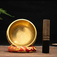 Hand-Hammered Singing Bowl for Yoga, Meditation, and Sound Therapy