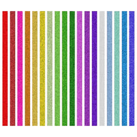Glitter Star Origami Paper Strips Kit for DIY Lucky Stars