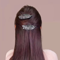Luxury Rhinestone Wheat Ear Hair Comb Side Clip for Bangs and Broken Hair
