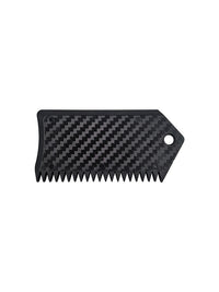 Surfboard Wax Comb with Carbon Fiber Texture for Paddleboards and Surfboards
