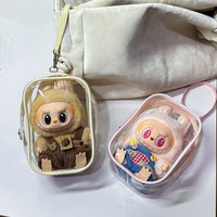 Japanese Style PVC Doll Display Bag for Cotton Dolls and Plush Toys