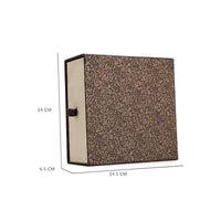 Peacock Pattern Drawer Gift Box for Belts and Small Items