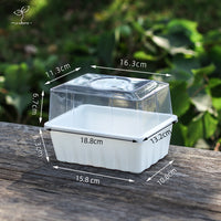 Mini Seedling Starter Trays with Humidity Dome for Succulents and Cuttings, PP Material