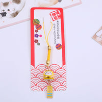 Lucky Cat Ceramic Keychain Charm for Bags and Gifts
