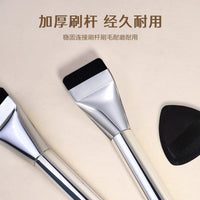 4-in-1 Foundation Makeup Brush Set with Palette and Sponge