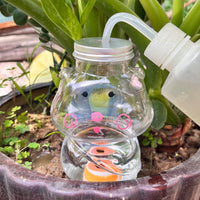 Automatic Self-Watering Pig Planter Insert for Potted Plants, 575ML Blushing Pig Drip Irrigation System
