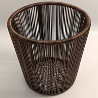 Large Woven Laundry Hamper with Handles for Towels and Dirty Clothes, Hotel or Home Use