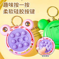 Mini Push Pop Game Console Keychain Fidget Toy