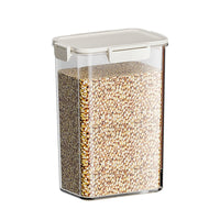 Airtight Food Storage Containers with Lids - Clear Plastic Kitchen Pantry Organizers for Cereal, Grains, Spices