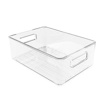 Acrylic Desktop Organizer Box for Books and Stationery, Clear Storage for Dorm and Office