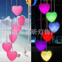 Solar Powered Wind Chime Light, Color Changing LED Hanging Decor for Garden, Patio, and Yard