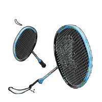 Durable High Elasticity Badminton Racket Set - Ultra-Light Full Carbon Fiber for Adults and Competition