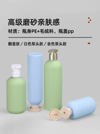 Portable Travel Dispenser Bottles for Shampoo, Body Wash, and Laundry Detergent - Press-Type Empty Bottles