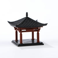 Miniature Landscape Ornament 3D Printed Ancient Pavilion Resin Figurine Model
