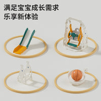 3-in-1 Kids Slide, Swing, and Basketball Hoop Set for Indoor/Outdoor Play