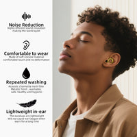 Professional Noise Cancelling Earplugs for Concerts, Sleep, and Hearing Protection