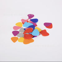 ABS Frosted Guitar Picks - 0.5mm, 0.75mm, 1.0mm Thickness for Acoustic and Electric Guitars
