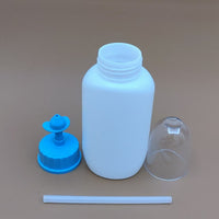 Nasal Wash Bottle with Blue/Black/Pink Cap, 240/250ML Empty Plastic Liquid Dispenser