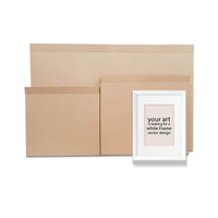 Oil Painting Photo Frame Packaging Box, 5-Layer Thickened Corrugated Cardboard for E-commerce Shipping