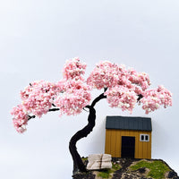 Cherry Blossom Tree Model for Sand Table Scenery and Micro Landscape Decoration