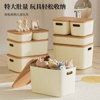 Drawer-Style Storage Box with Lid for Home Organization