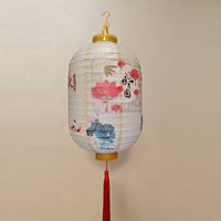 Mid-Autumn Festival DIY Luminous Paper Lanterns - Foldable Oval & Gourd Shapes