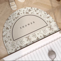 Diatomaceous Earth Bath Mat Non-Slip Absorbent Quick Dry for Bathroom Entrance