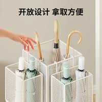 Umbrella Stand Holder for Home and Commercial Use, Entryway Umbrella Storage Rack with Drip Tray