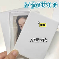 White Cardboard Backing Cards for Packaging and Crafts - 1.5mm Thick