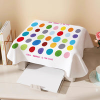 Watercolor Pattern Dust Cover for Small Appliances - Printer, Refrigerator, Air Fryer