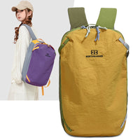 Lightweight Outdoor Color Block Backpack for Hiking Travel and Daily Use