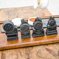 New Chinese Style Drum Stone Doorstop Ornament Vintage Resin Craft Home Decor