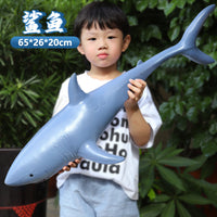 Realistic Soft Rubber Marine Animal Dolphin Shark Whale Toys for Kids