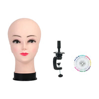 Mannequin Head for Wig Display, Styling, and Hairdressing Training