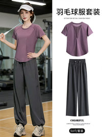 Women's Plus Size Yoga Activewear Set Quick Dry Running Workout Outfit