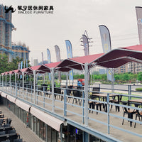 Xinningju Outdoor Swan Canopy Gazebo for Patio, Garden, and Commercial Use, Waterproof Sunshade Tent