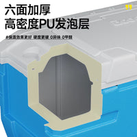 Yikule 160L Commercial Insulated Cooler for Outdoor Fishing, Boating, and Food Preservation