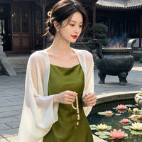 New Chinese Style Shawl Cape for Women - Thin Summer Cover-up for Cheongsam