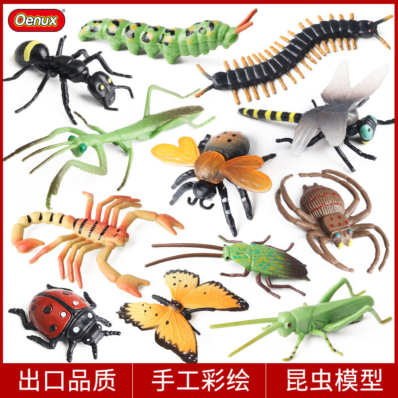 Miniature Insect and Wild Animal Figurines Set for Kids