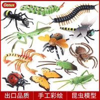 Miniature Insect and Wild Animal Figurines Set for Kids