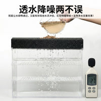 Aquarium Biochemical Filter Sponge, High-Density Black Filter Media for Fish Tank Purification