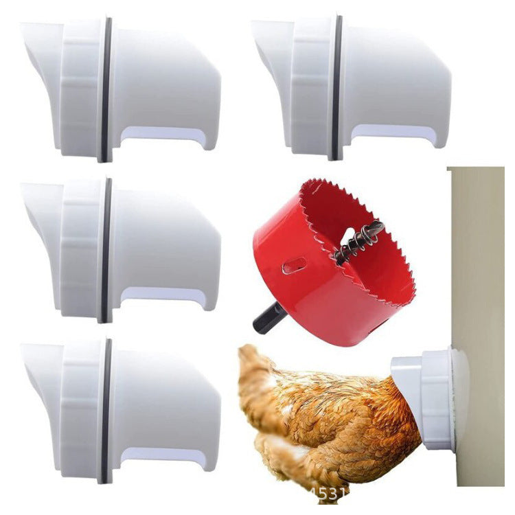 Poultry Pro Feeder Gravity-Fed Chicken Duck Feeder for Farm Animals