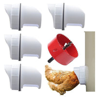 Poultry Pro Feeder Gravity-Fed Chicken Duck Feeder for Farm Animals