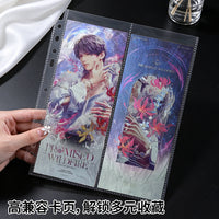 A5 Vertical 2-Pocket PP Card Pages for Tickets & Collectibles, Single Layer Thick 10-Mil Card Sleeves