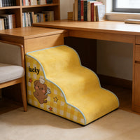 Pet Stairs for Small to Medium Dogs - Washable, Detachable Steps for Teddy, Corgi, and More