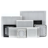 Cabinet Ventilation Filter Fan with Louvered Grille for Dustproof Cooling