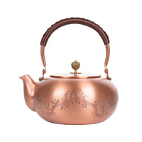Handmade Copper Kettle Large Capacity Uncoated Health Tea Pot