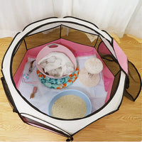 Pet Birthing Tent Whelping Box for Cats and Small Dogs, Foldable Enclosed Maternity Den