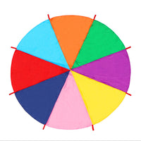 Rainbow Parachute for Kids Outdoor Sensory Play and Early Education